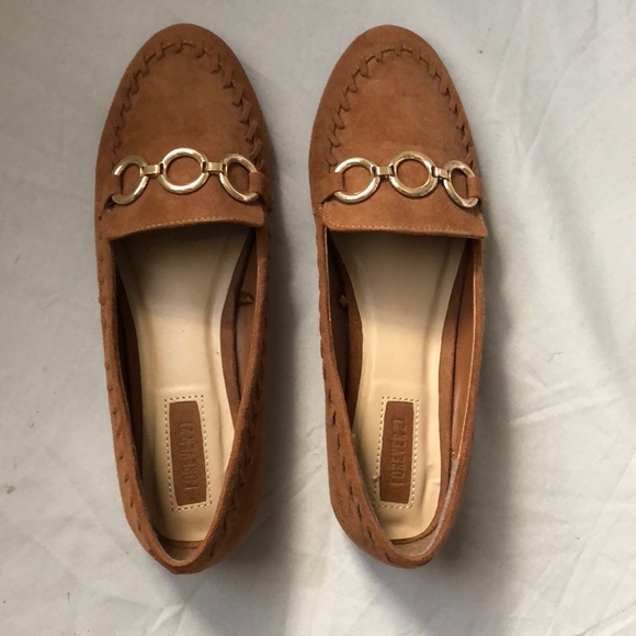 Forever 21 Shoes - NEVER WORN Faux Suede Chain Loafers